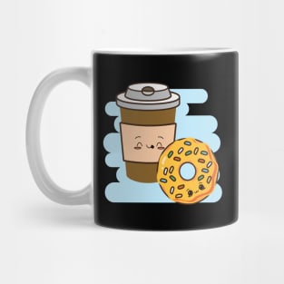 donuts and coffee Mug